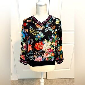 Johnny Was Akki Pullover Blouse